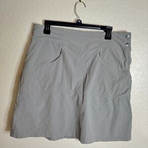 Athleta Hit the Trail Skort Skirt Gray Sz 10